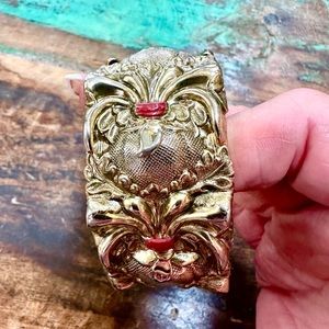 Whiting and Davis vintage gold tone bangle